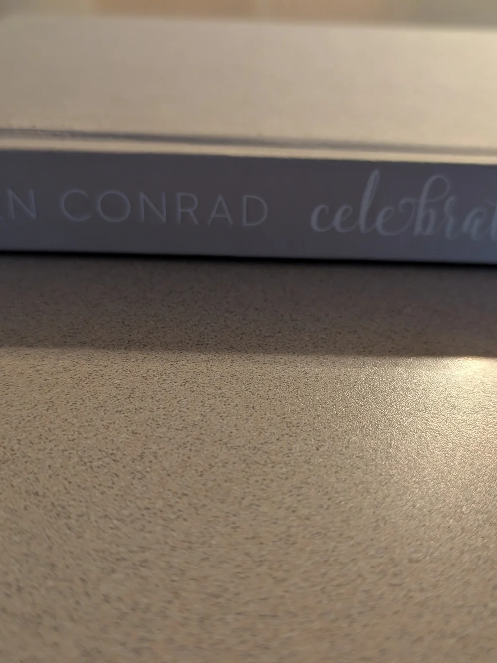 Lauren Conrad Celebrate Hardcover Book - Light Blue & White